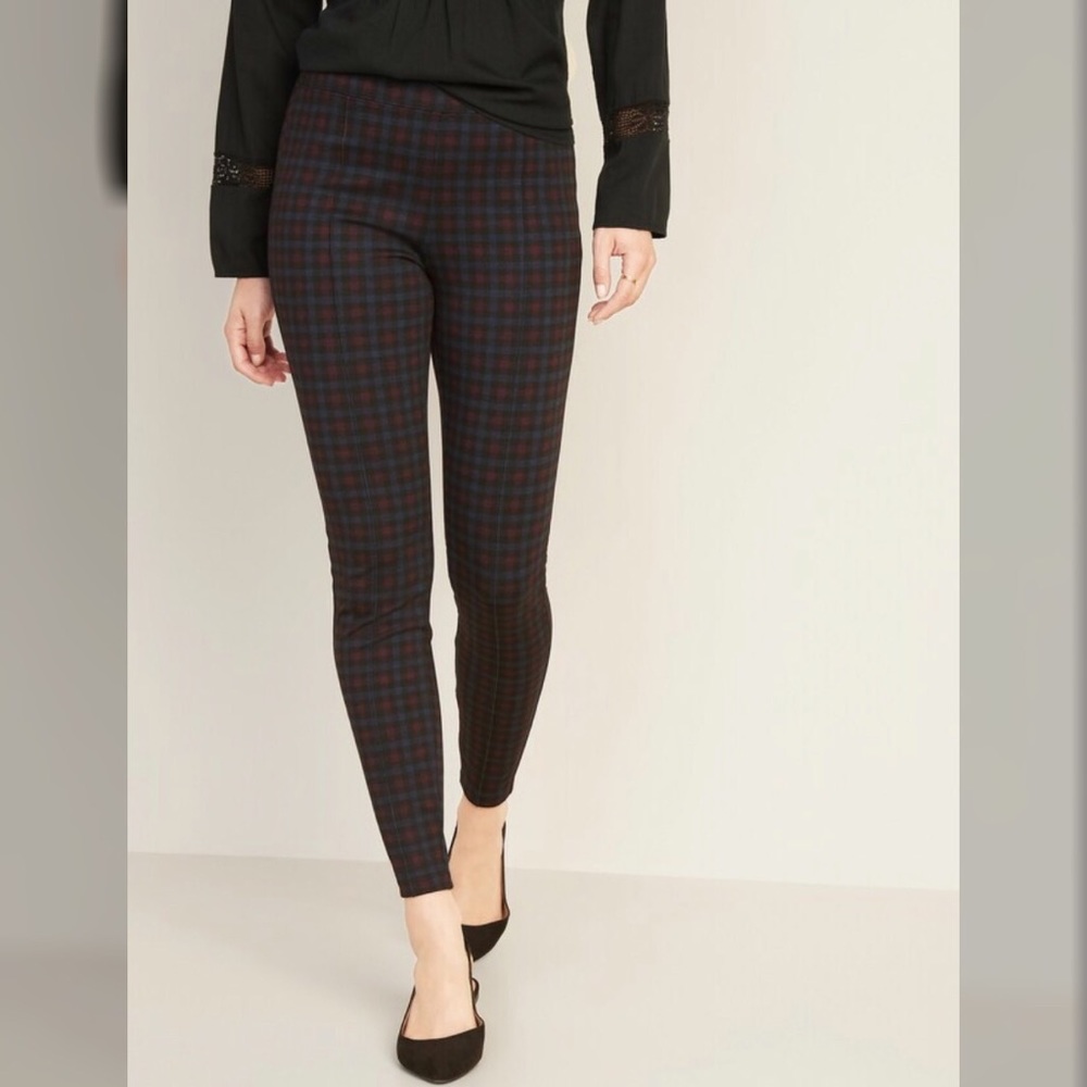 High Waist Ponte-Knit Stevie Pants